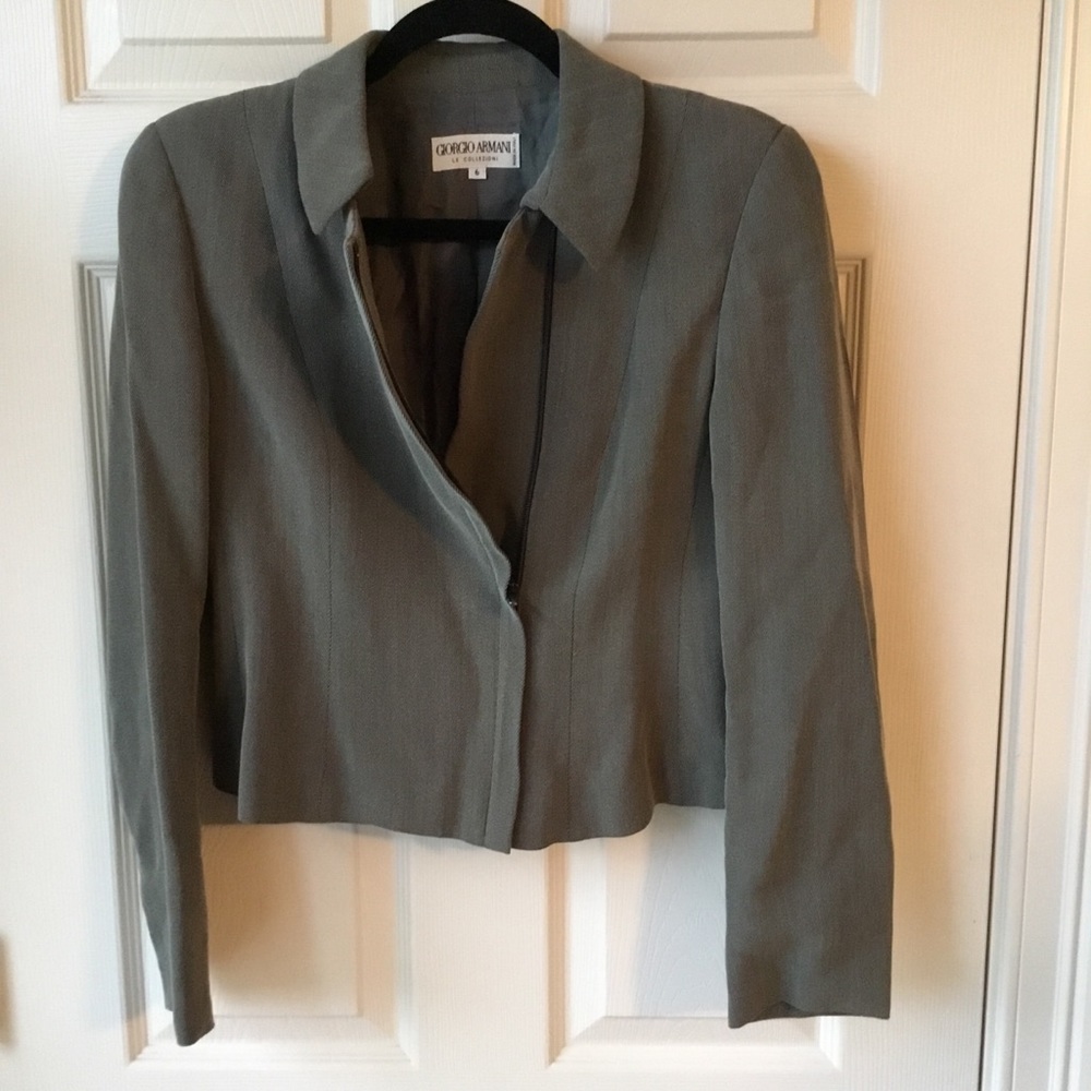 Giorgio Armani Gray Blazer